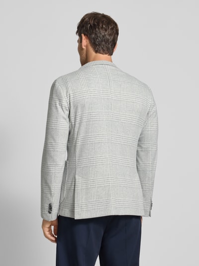 BOSS Slim fit colbert van Italiaanse jersey, model 'HANRY' Lichtgrijs - 5