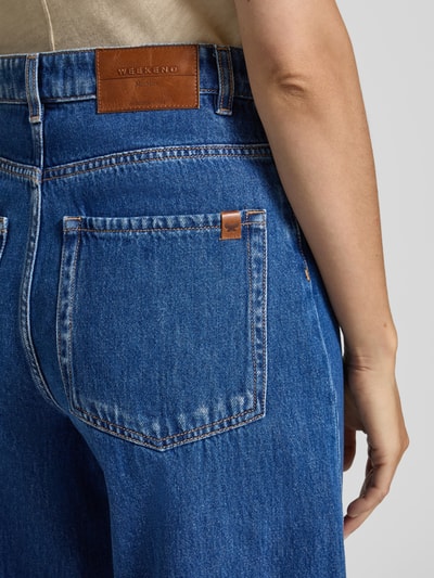 Weekend Max Mara Baggy Jeans aus reiner Baumwolle Modell 'DOUGLAS' Blau 3