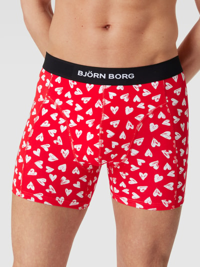 Björn Borg Pants mit Allover-Muster Rot 3