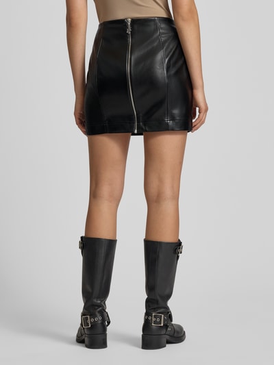 Hugo Blue Eng anliegender Mini-Rock mit Reißverschluss Modell 'REKLUS' Black 5