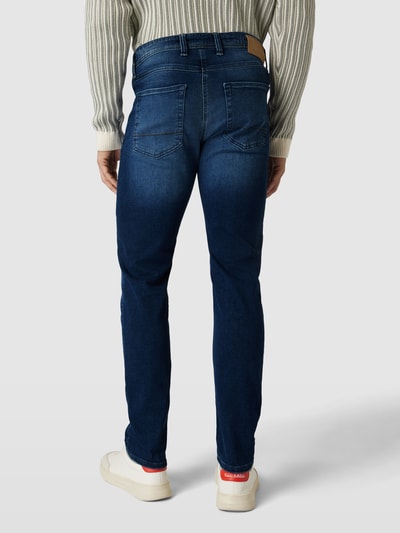 MAC Regular fit jeans met knoopsluiting, model 'ARNE PIPE' Blauw - 5