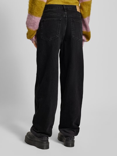 WEEKDAY Loose Fit Jeans im 5-Pocket-Design Modell 'Rail' Black 5