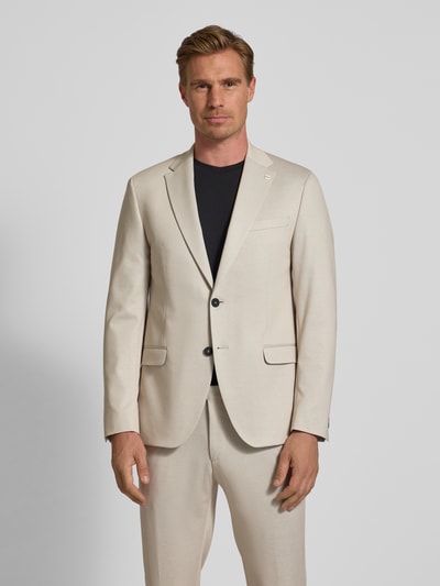 DIGEL Marynarka na dwa guziki o kroju slim fit model ‘Anello’ Gliniany 4