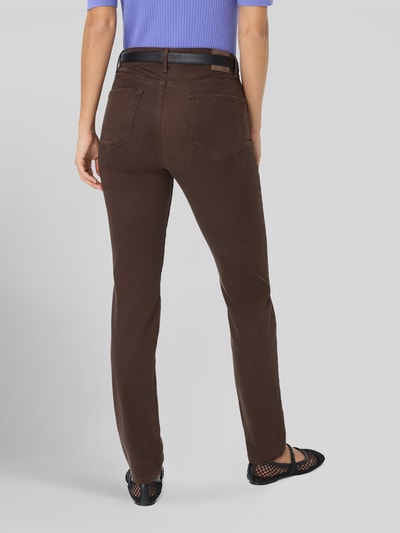 Brax Slim Fit Schmale Hose aus Lyocell-Mix mit Modal-Baumwoll-Anteil Modell 'SHAKIRA' Dunkelbraun 5