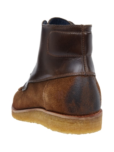 Marc O'Polo Lederboots im Vintage Look  Cognac 2