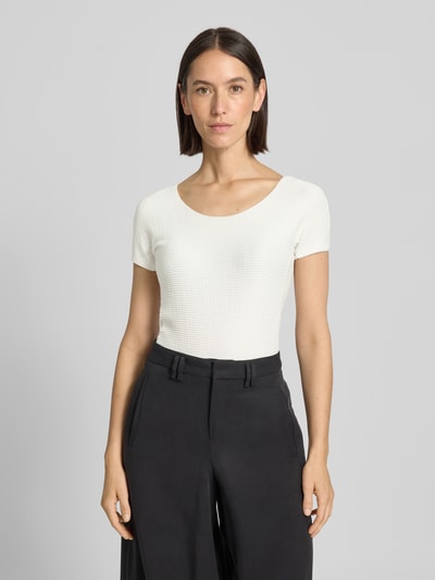 Emporio Armani T-Shirt mit Rundhalsausschnitt Offwhite 4