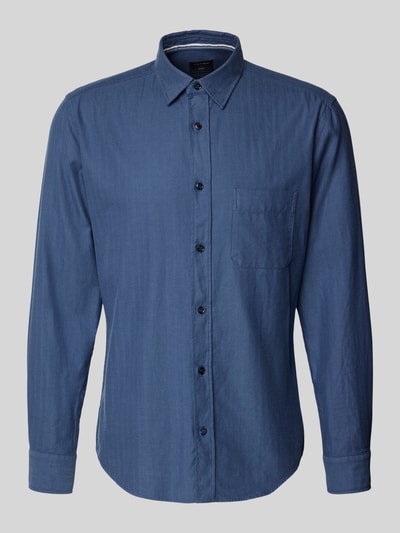 OLYMP Level Five Slim Fit Freizeithemd mit Kentkragen Marine 2