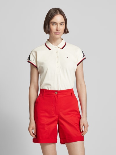 Tommy Hilfiger Poloshirt mit Knopfleiste Ecru 4