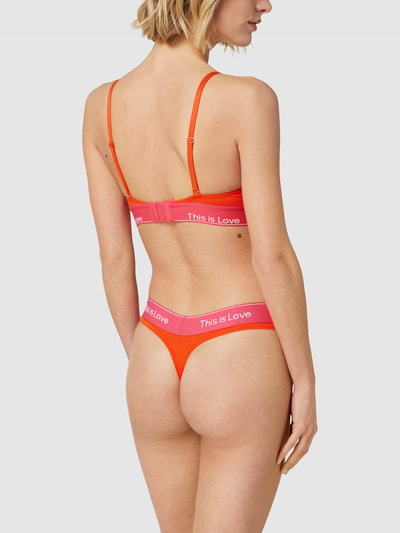 Calvin Klein Underwear Bustier met elastische logoband Oranje - 4