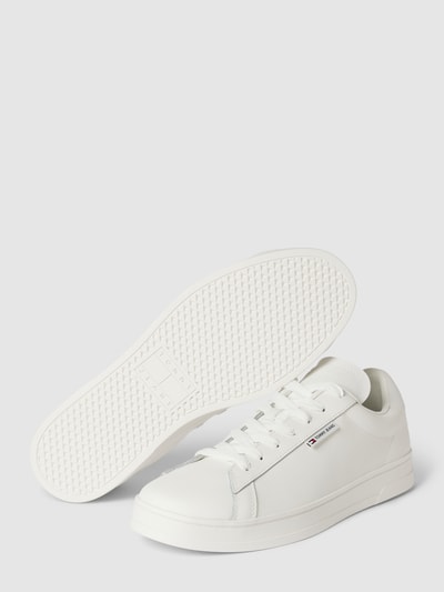 Tommy Jeans Sneaker in unifarbenem Design Weiss 4