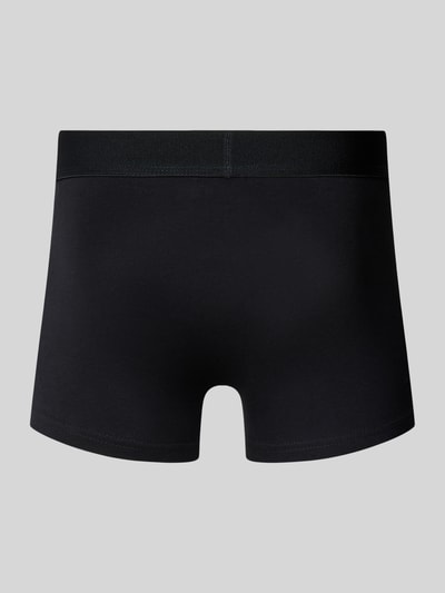 Snocks Boxershort met elastische logo in band in een set van 2 stuks Zwart - 3