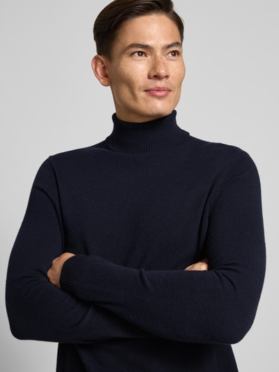 Christian Berg Men Strickpullover aus reinem Kaschmir Marine 3