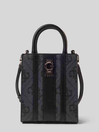 Guess Umhängetasche mit Label-Applikation Modell 'ERENIA MINI TOTE' Anthrazit 2