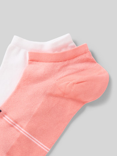 Produktfoto, Socken aus Viskose- und Baumwoll-Mix im 2er-Pack von Tommy Hilfiger, efekt: jednolity kolor, nadruk z logo, ściągacz: elastyczny, zestaw 2 szt., wykończenie materiału: dżersej ze streczem, materiał: mieszanka bawełny, mieszanka wiskozy