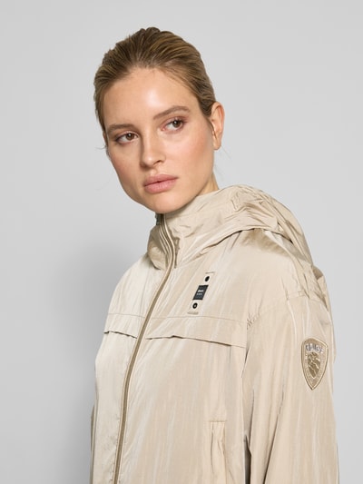 Blauer Usa Jacke mit Zweiwege-Reißverschluss Modell 'BURRAGE' Beige 3