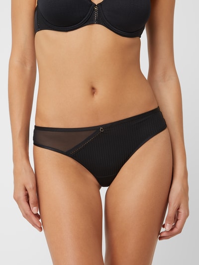 Chantelle Slip met labeldetail Zwart - 4