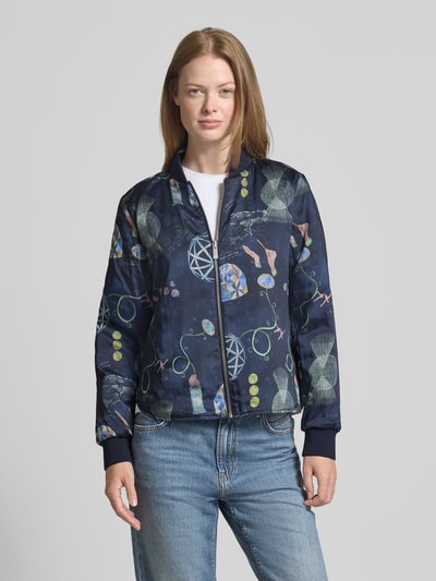 Scotch & Soda Jack met steekzakken opzij en labeldetail Marineblauw - 6