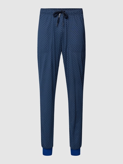 Calida Spodnie od piżamy ze wzorem na całej powierzchni model ‘Remix’ Granatowy 1