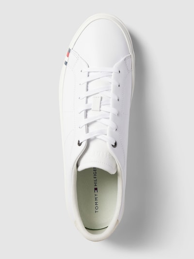 Tommy Hilfiger Sneakers met labeldetail, model 'THICK VULC LOW PREMIUM' Wit - 3