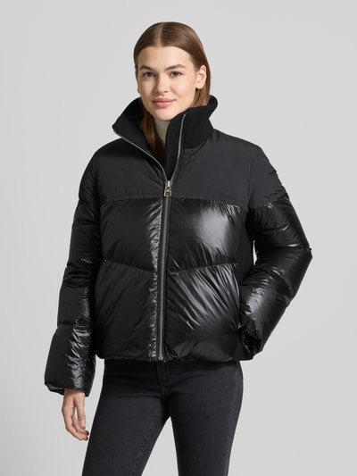 Marc O'Polo Regular Fit Daunenjacke mit wärmenden Teddyfell aus recyceltem Material-Mix Black 4