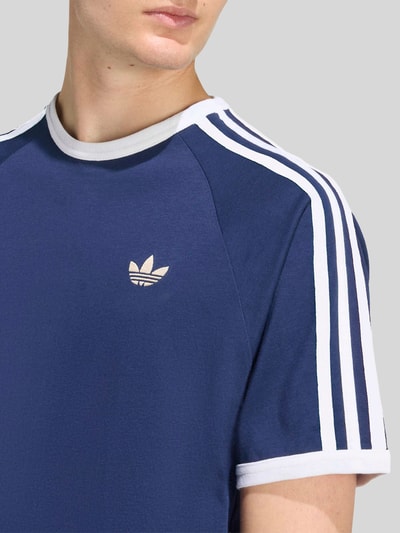 adidas Originals Regular Fit T-Shirt aus reiner Baumwolle Marine 3