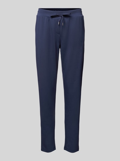 Soyaconcept Slim fit sweatpants met tunnelkoord, model 'BANU' Donkerblauw - 2