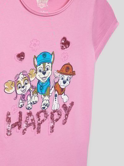 s.Oliver RED LABEL T-Shirt mit Rundhalsausschnitt Pink 2