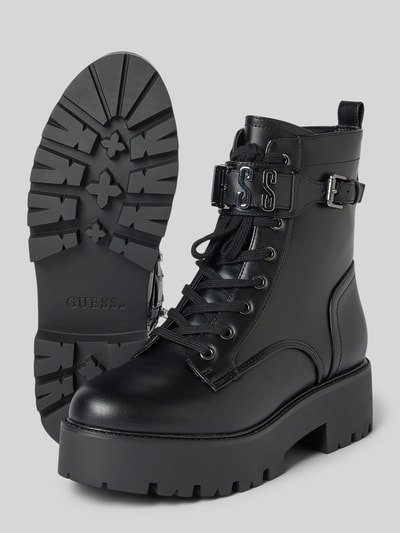 Guess Boots met labelapplicatie, model 'VAIRES' Zwart - 4