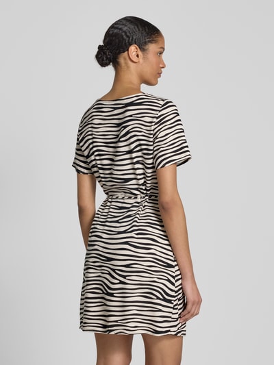 Vero Moda Tailliertes Wickelkleid aus Viskose-leinen-Mix Modell 'MYMILO' Beige 5