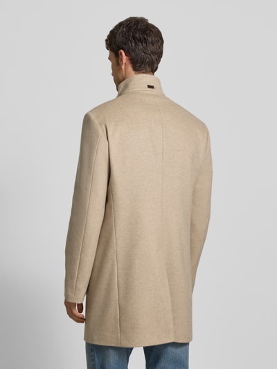 JOOP! COLLECTION Regular Fit Mantel aus Schurwoll-Mix mit Kaschmir-Anteil Modell 'MARON' Beige 5