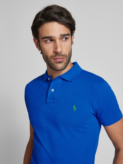 Polo Ralph Lauren Poloshirt mit Label-Stitching Bleu 3