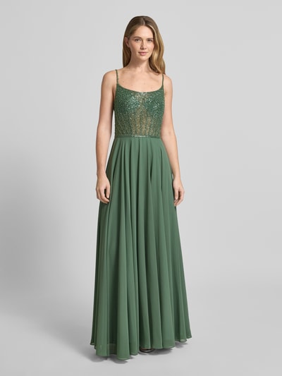 Hey Kyla Abendkleid mit Pailletten Hellgruen 4