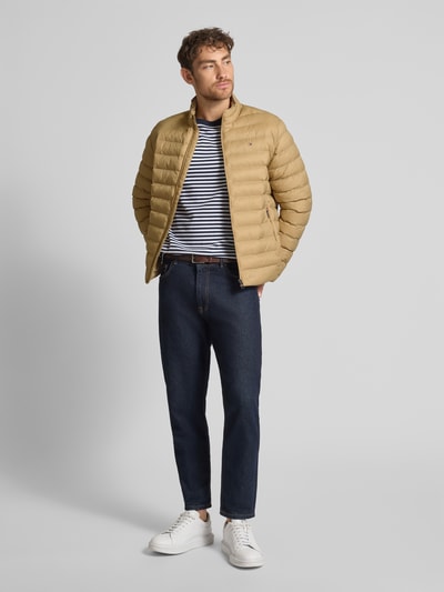 Tommy Hilfiger Regular Fit Steppjacke mit Logo-Stitching Beige 1