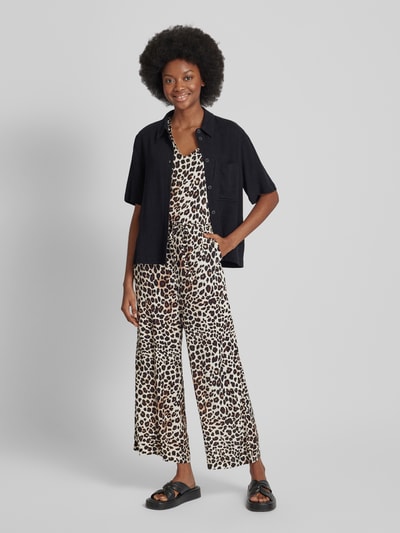 B.Young Jumpsuit met strikceintuur, model 'Joella' Zwart - 1