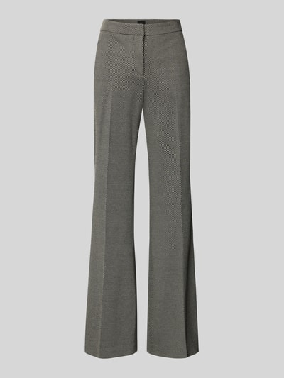 BOSS Slim fit broek van viscosemix, model 'TALIA_LONG1' Zwart - 2