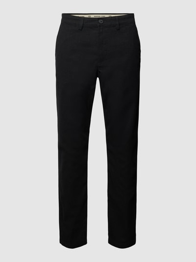 SELECTED HOMME Slim fit stoffen broek in fijn gestructureerd design, model 'MILES' Middengrijs - 2