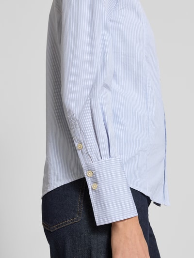 Scotch & Soda Regular fit blouse met streepmotief Lichtblauw - 3