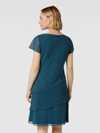 Christian Berg Cocktail Cocktailkleid mit Wasserfall-Ausschnitt Bottle Melange 5