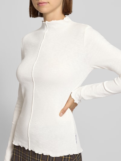 Marc O'Polo Denim Slim fit shirt met lange mouwen van katoenmix  Offwhite - 3