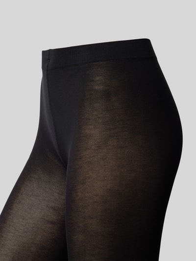 Falke Panty met structuurmotief Zwart - 2