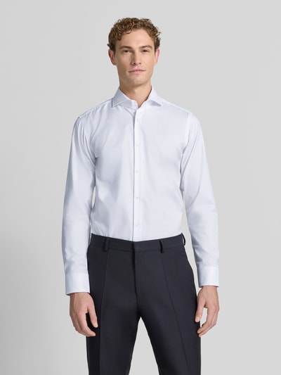 BOSS Regular Fit Businesshemd aus reiner Baumwolle Modell 'H-JOE-SP' Weiss 4