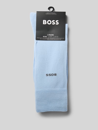 BOSS Socken aus Baumwoll-Mix im 2er-Pack Hellblau 3