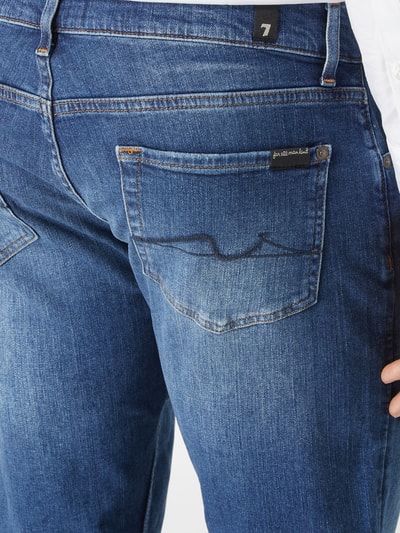 7 For All Mankind Slim Fit Jeans mit Stretch-Anteil Jeansblau 3