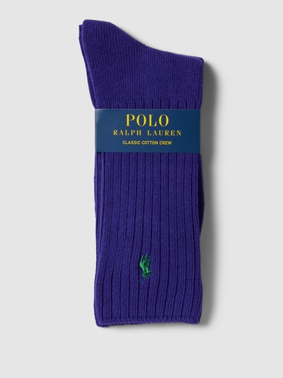 Polo Ralph Lauren Underwear Socken mit Logo-Stitching Purple 3