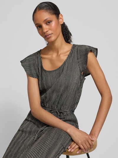 Tom Tailor Denim Relaxed Fit Jumpsuit mit Strukturmuster Black 3