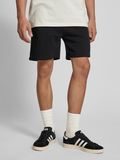 Jack & Jones Sweatshorts mit elastischem Bund Modell 'GORDON' Black 4