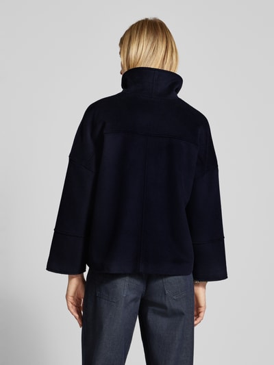 Gant Cropped Jacke mit Stehkragen Dunkelblau 5