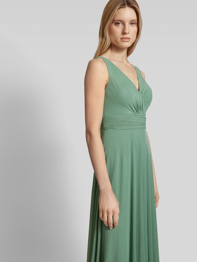 TROYDEN COLLECTION Abendkleid mit Taillenpasse Mint 3