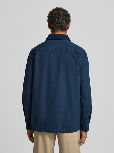 Barbour Regular Fit Hemdjacke aus reiner Baumwolle Marine 5