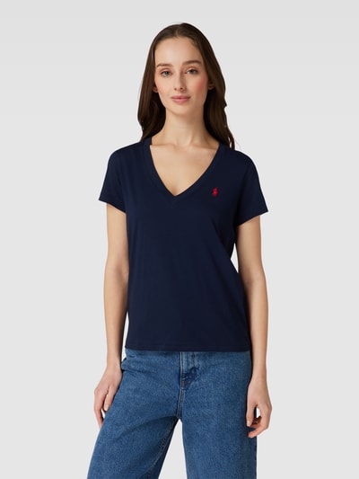 Polo Ralph Lauren T-Shirt mit Label-Stitching Blau 4